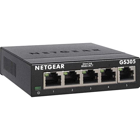 netgear 5-port gigabit ethernet unmanaged switch sturdy metal fanless housing|5 port gigabit desktop switch.